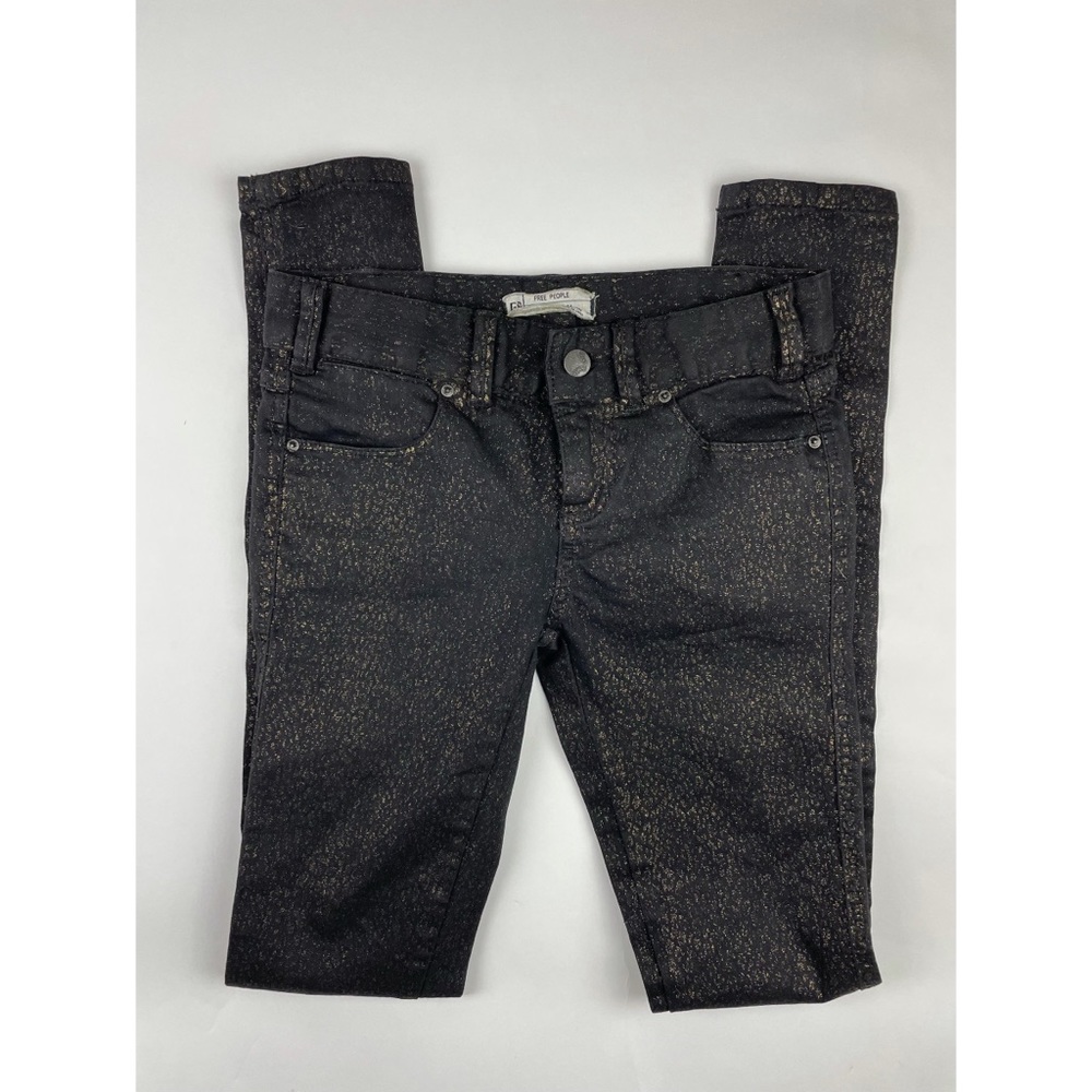 Free People Skinny Shimmer Jeans